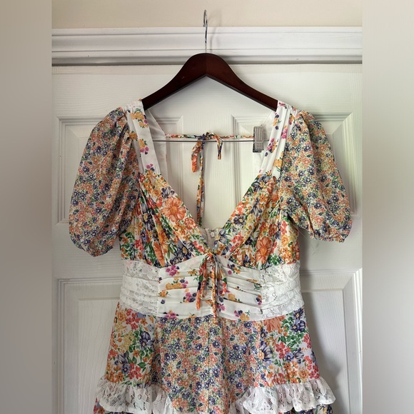 NWOT Altard State Aderny Patchwork Floral Dress Womens - Picture 5 of 7